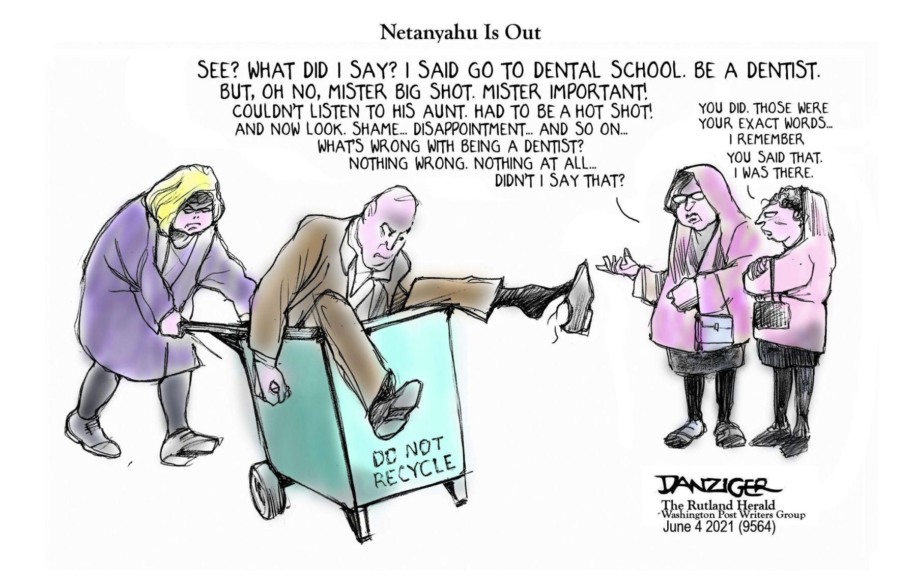 Jeff Danziger cartoon
